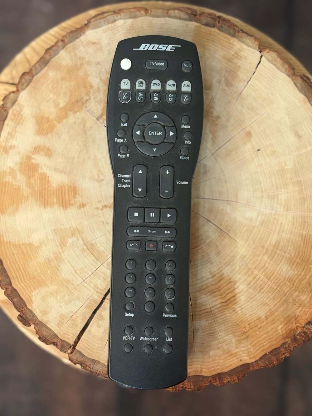 Bose CineMate Remote Control Black Used Good